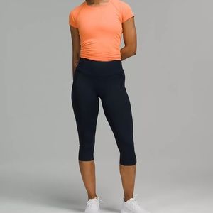 Lululemon Capri Fast and Free High-Rise Crop 19"